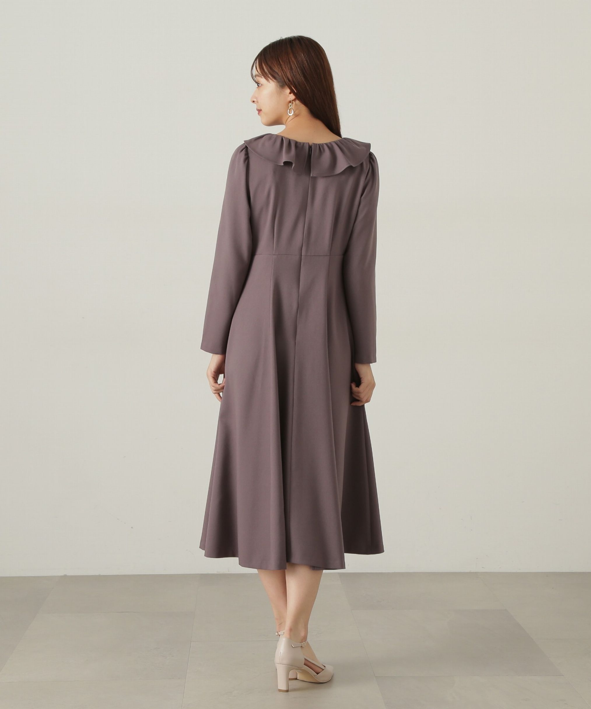 PROPORTION BODY DRESSING「デザインフレアーギャザーワンピース」|ワンピース|