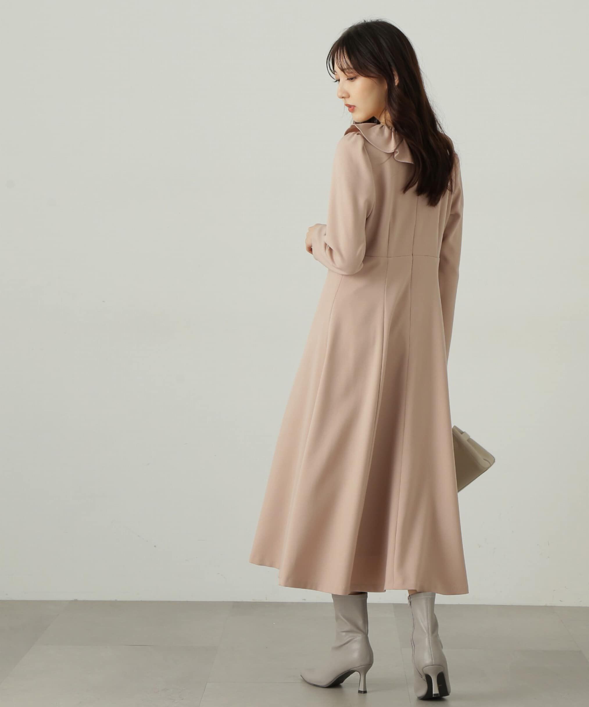 PROPORTION BODY DRESSING「デザインフレアーギャザーワンピース」|ワンピース|