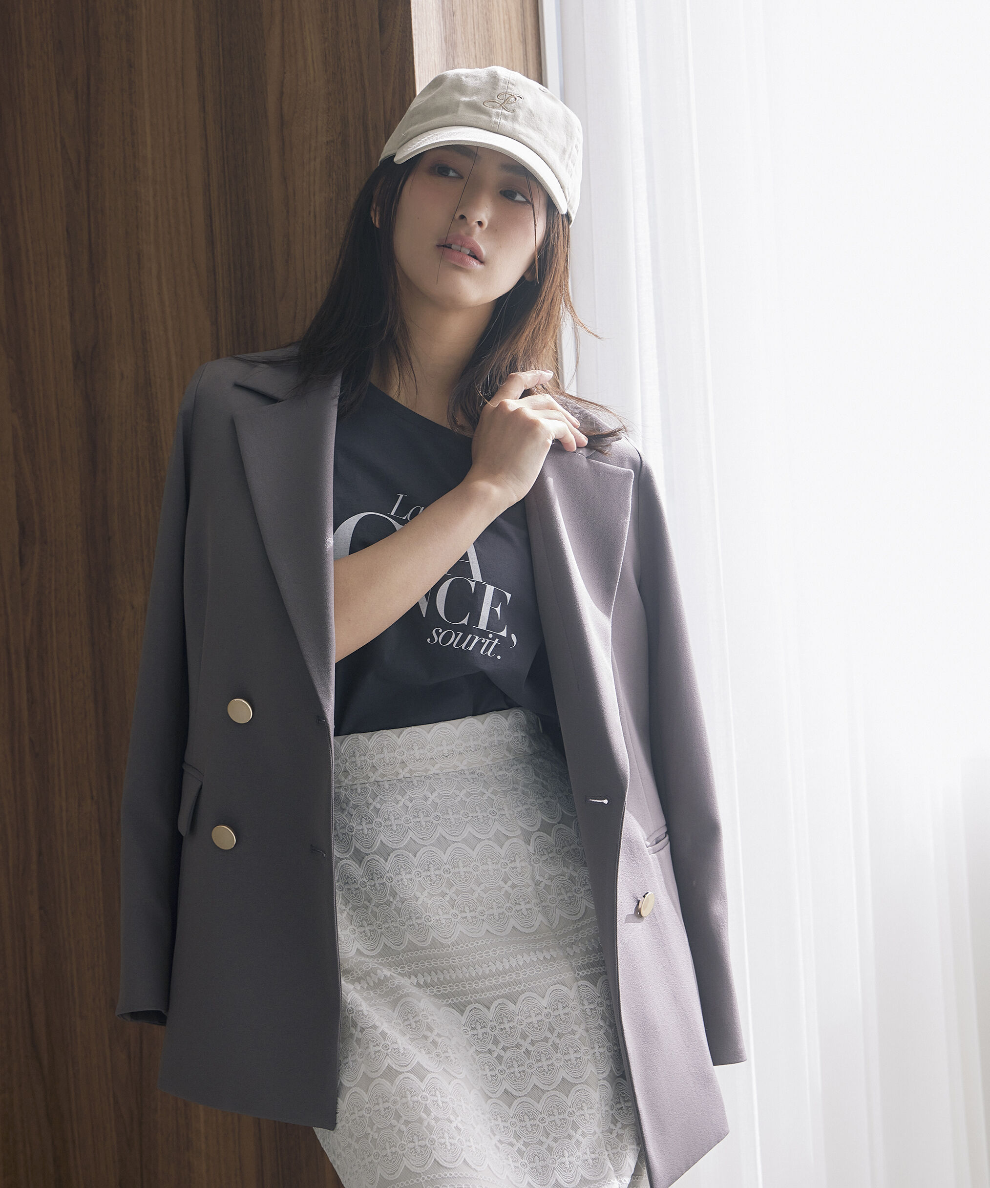 PROPORTION BODY DRESSING「テーラードジャケット」|その他|チャコール2