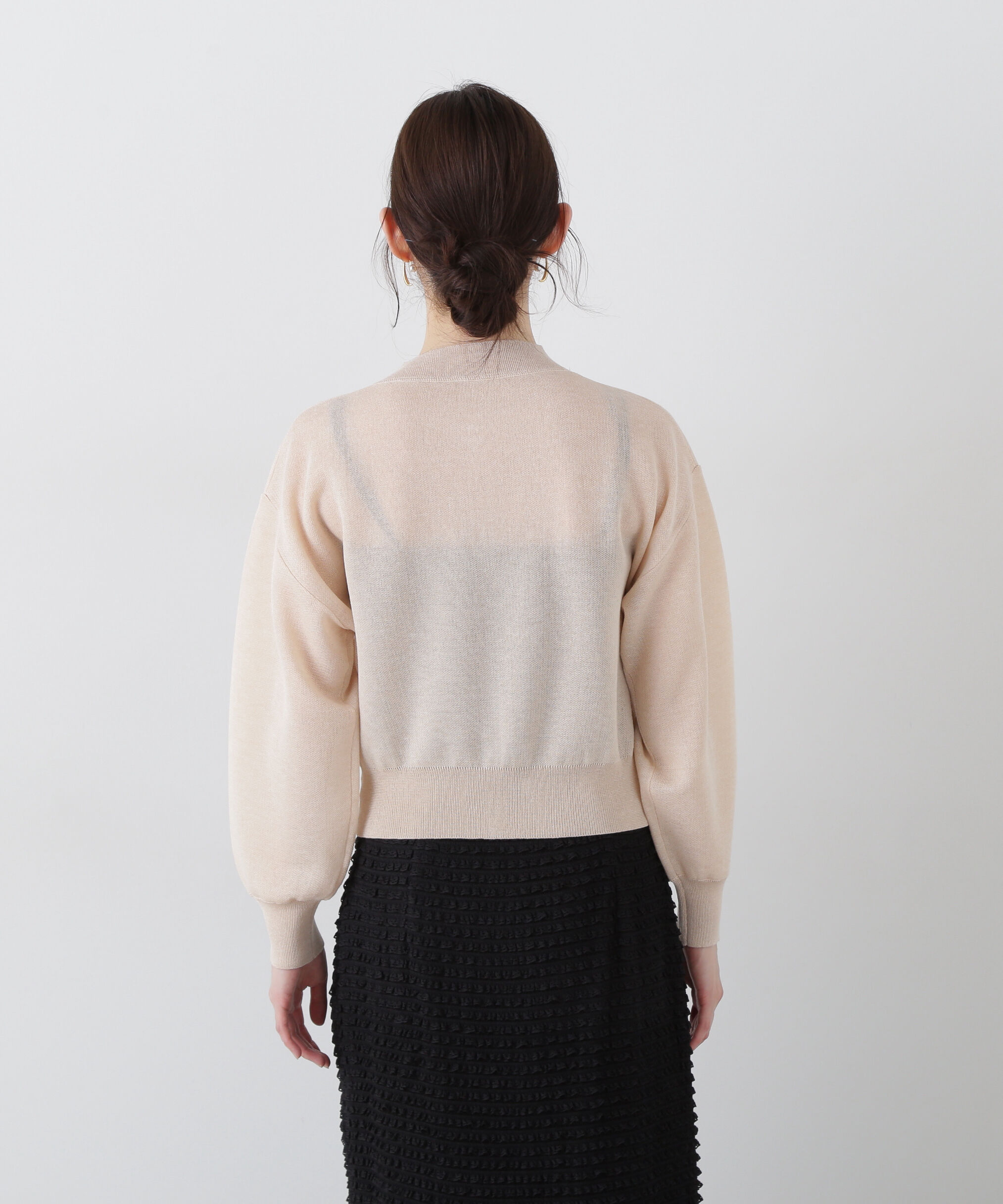 PROPORTION BODY DRESSING「シアーニットブルゾン」|ブルゾン・スタジャン|