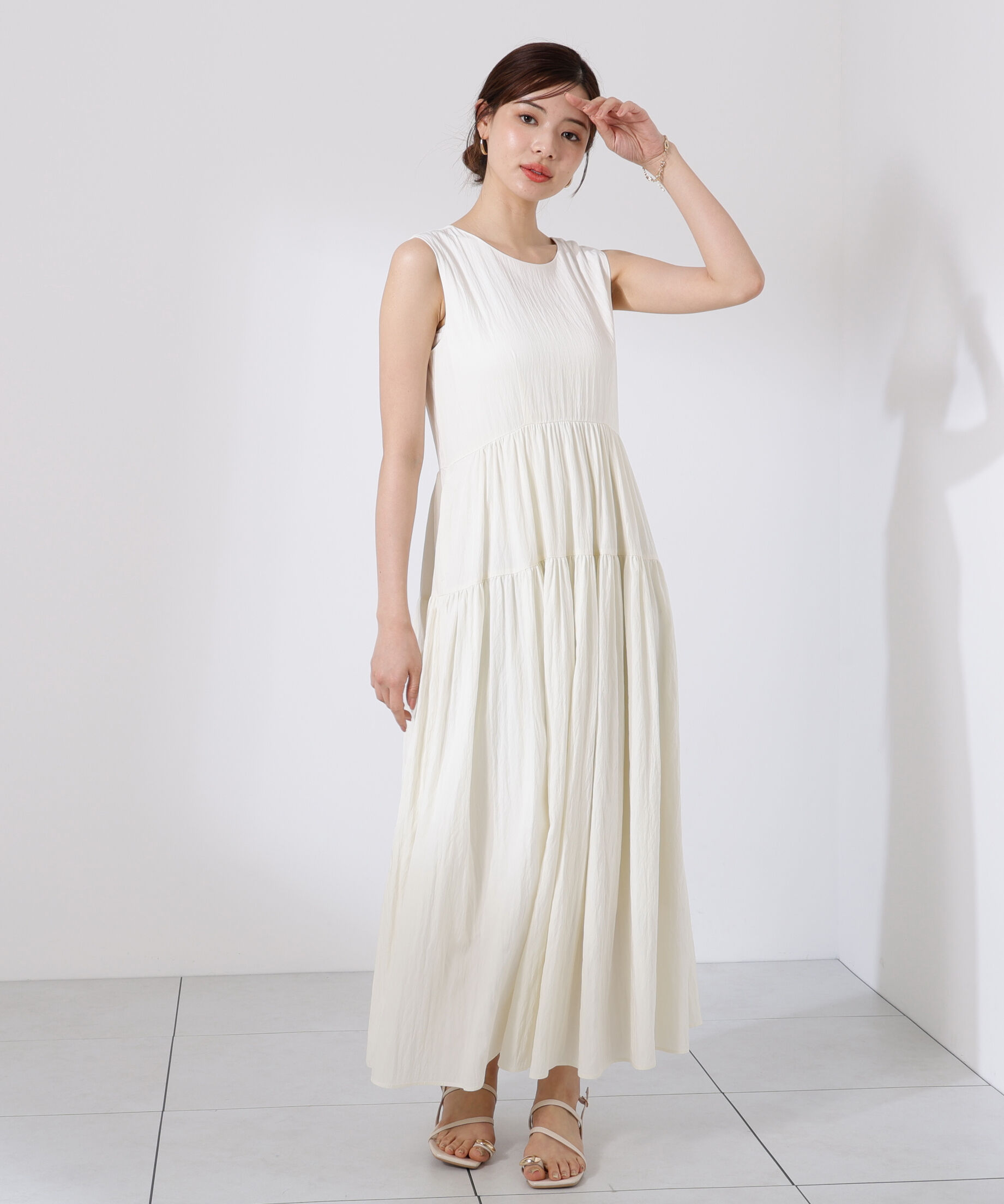 PROPORTION BODY DRESSING「バックリボンティアードワンピース」|ワンピース|