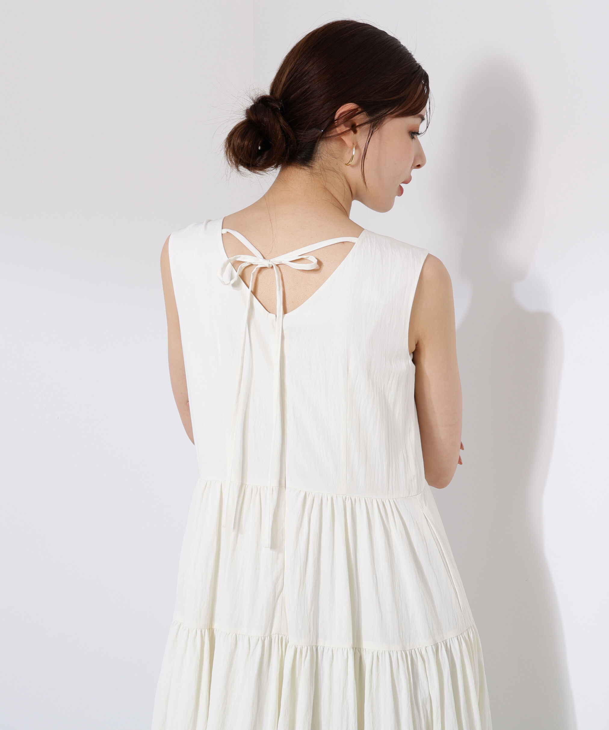 PROPORTION BODY DRESSING「バックリボンティアードワンピース」|ワンピース|