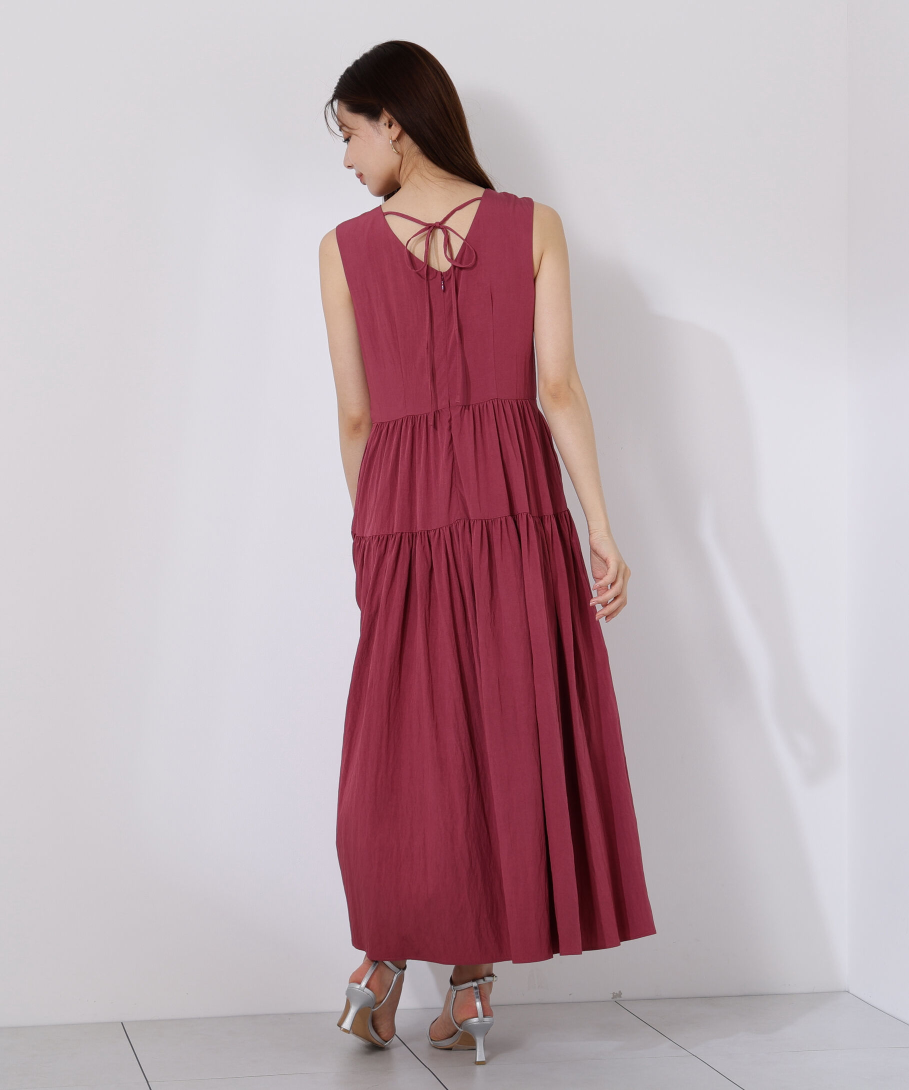 PROPORTION BODY DRESSING「バックリボンティアードワンピース」|ワンピース|