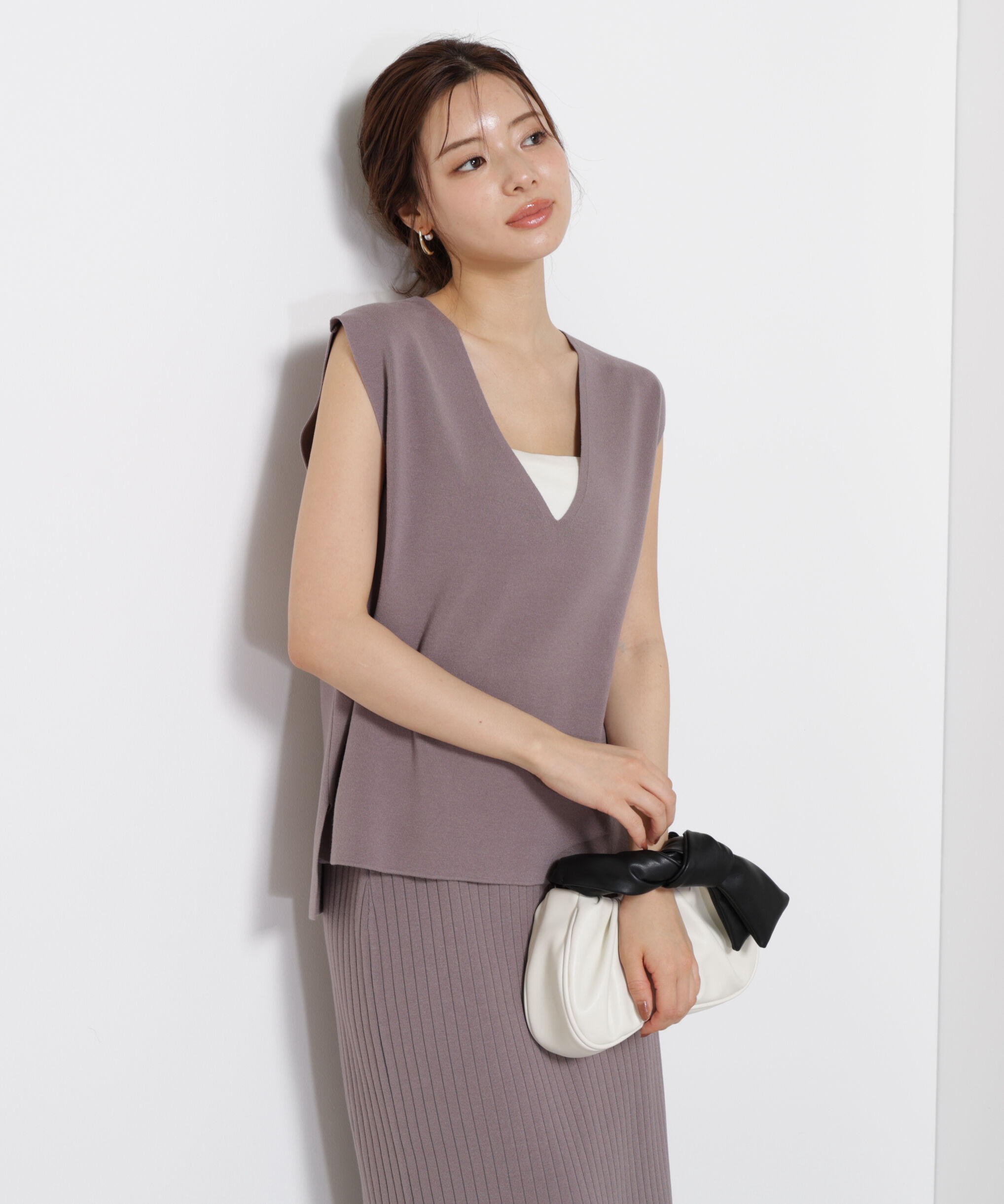 PROPORTION BODY DRESSING「ナローニットSETUP」|ワンピース|