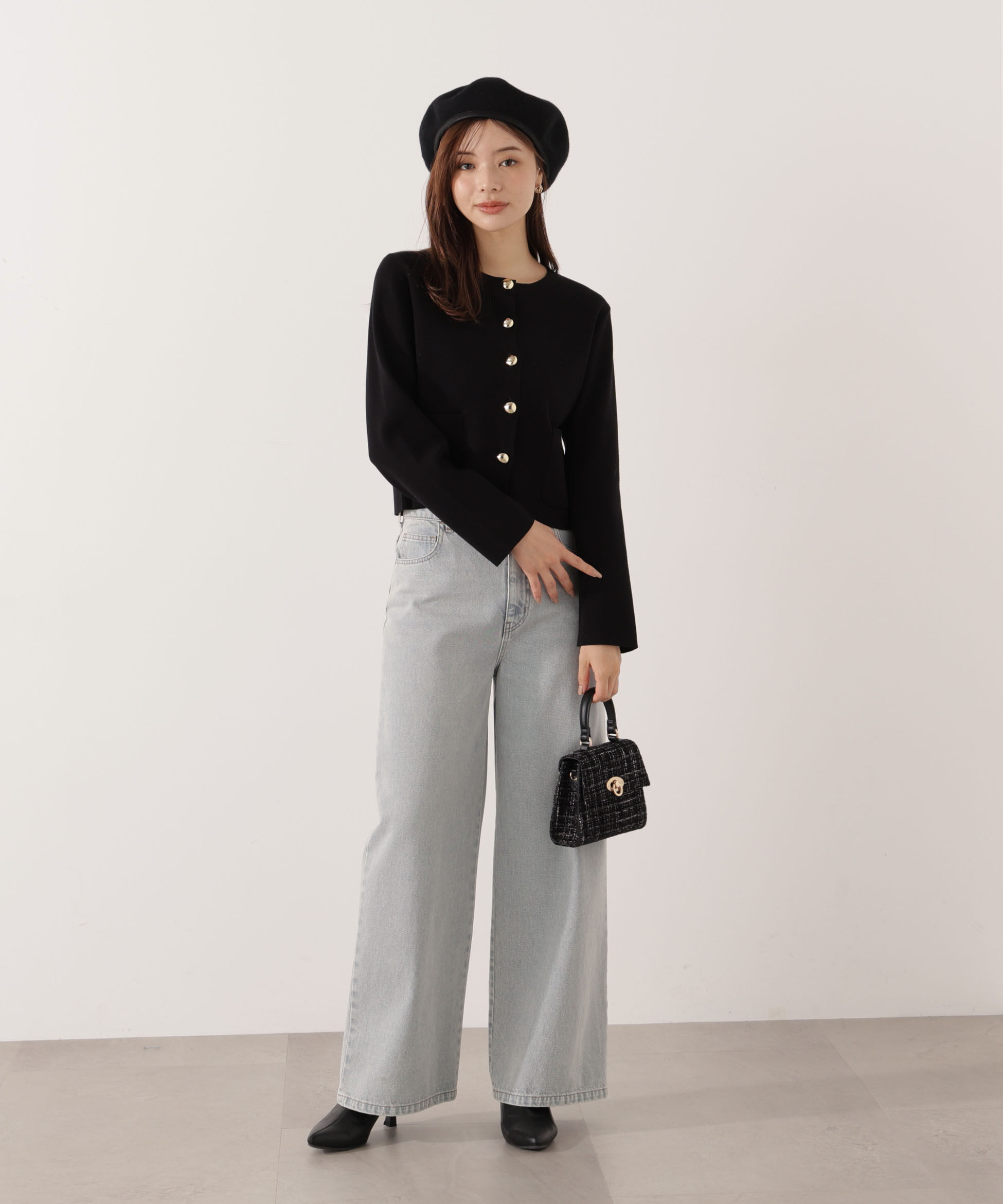 PROPORTION BODY DRESSING「＜ハンドウォッシャブル＞シルク混ニットカーディガン」|カーディガン|