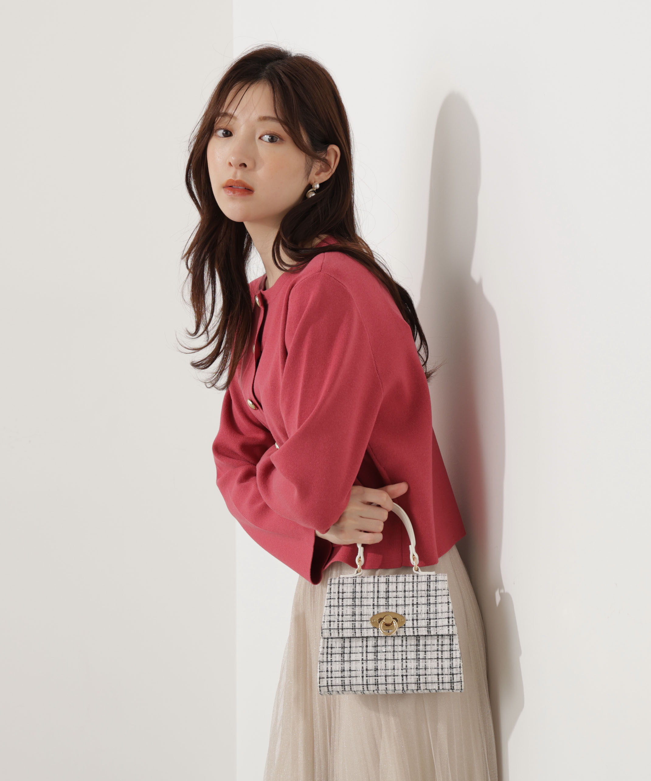 PROPORTION BODY DRESSING「＜ハンドウォッシャブル＞シルク混ニットカーディガン」|カーディガン|