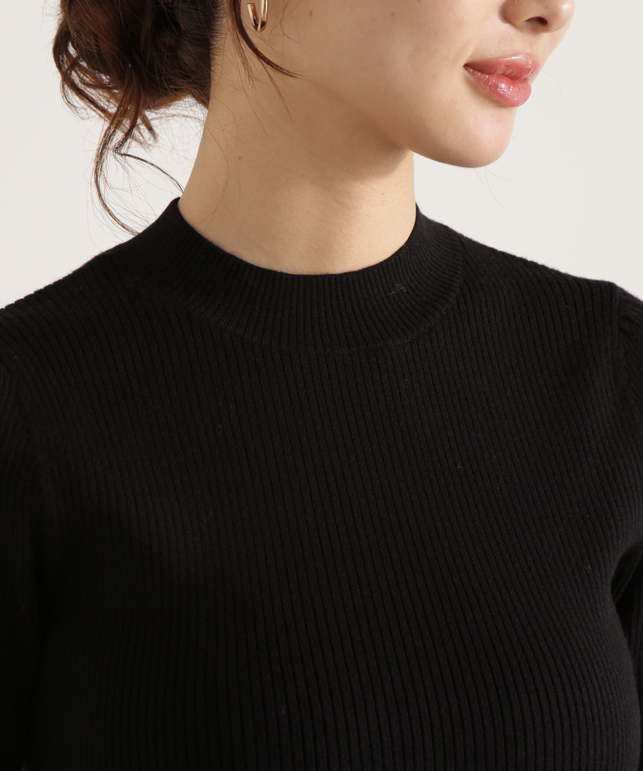 PROPORTION BODY DRESSING「レースドッキングスリーブニット 25AW」|ニット・セーター|