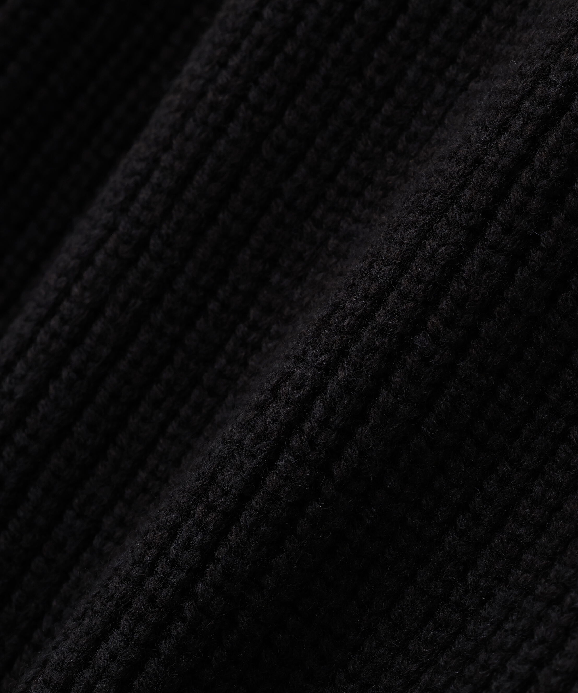  「◆ファーグローブ付き畦ニットプルオーバー」|ニット・セーター|