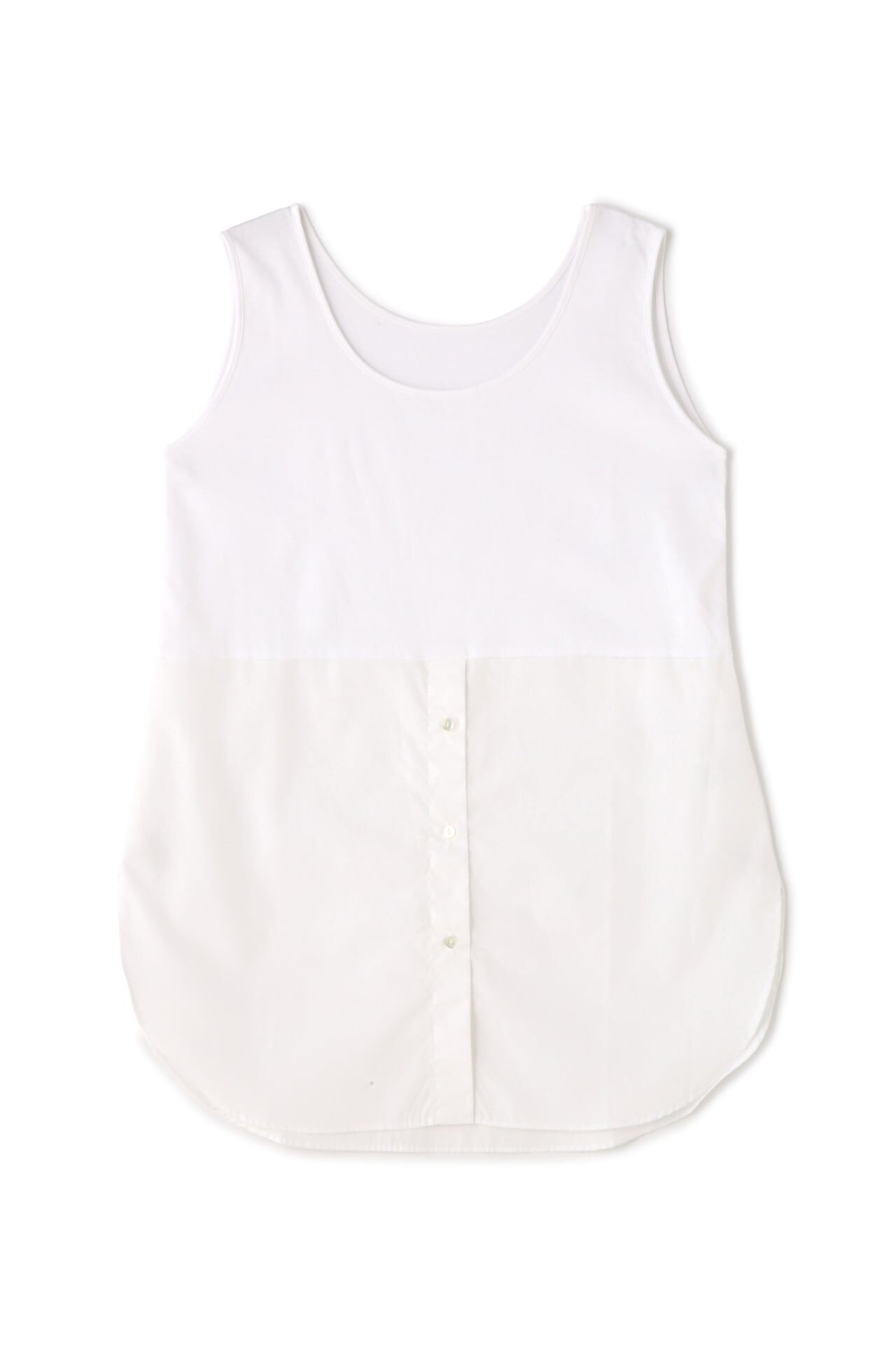  「布帛ドッキングノースリカットソー」|Tシャツ・カットソー|