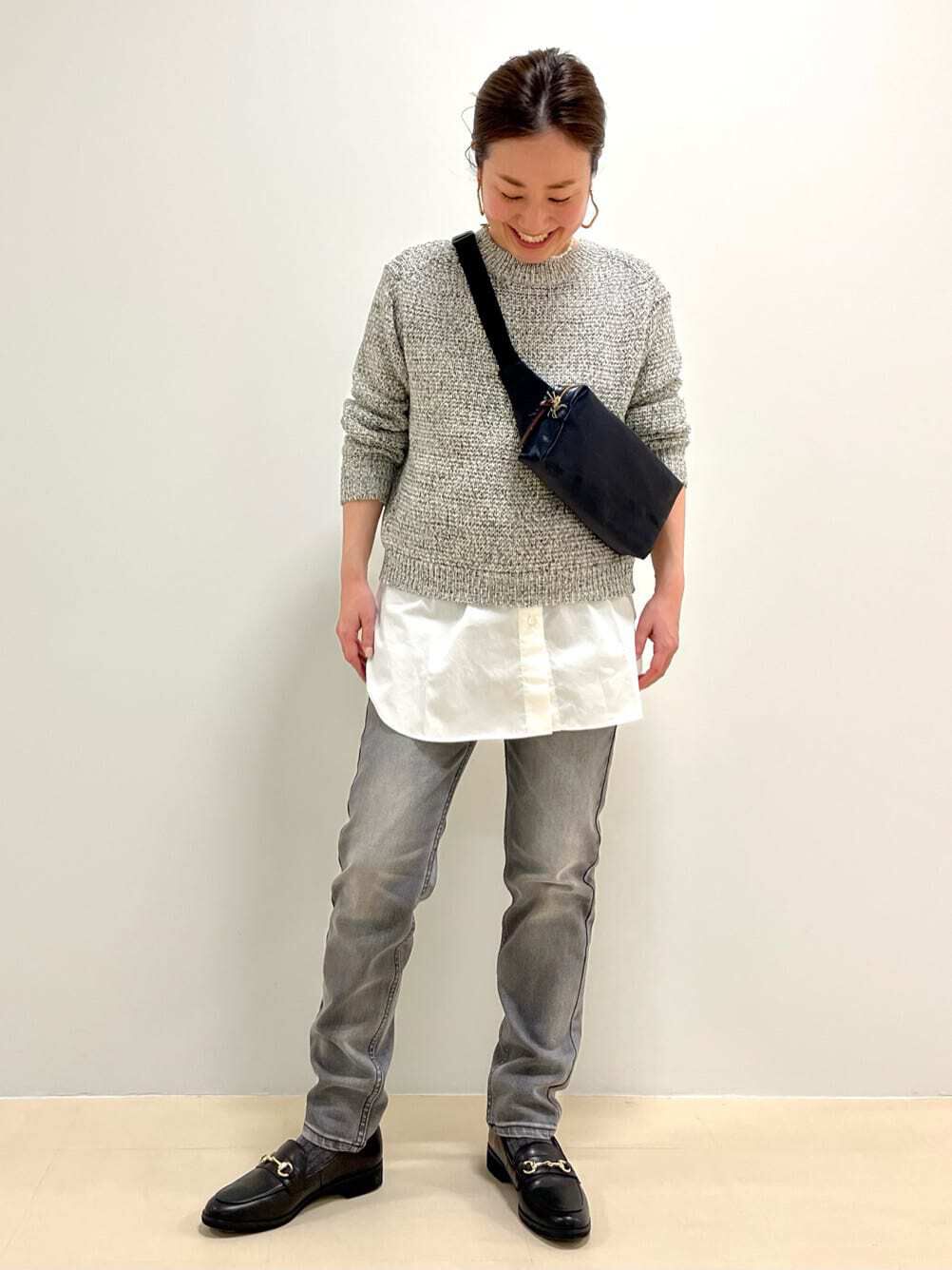  「布帛ドッキングノースリカットソー」|Tシャツ・カットソー|