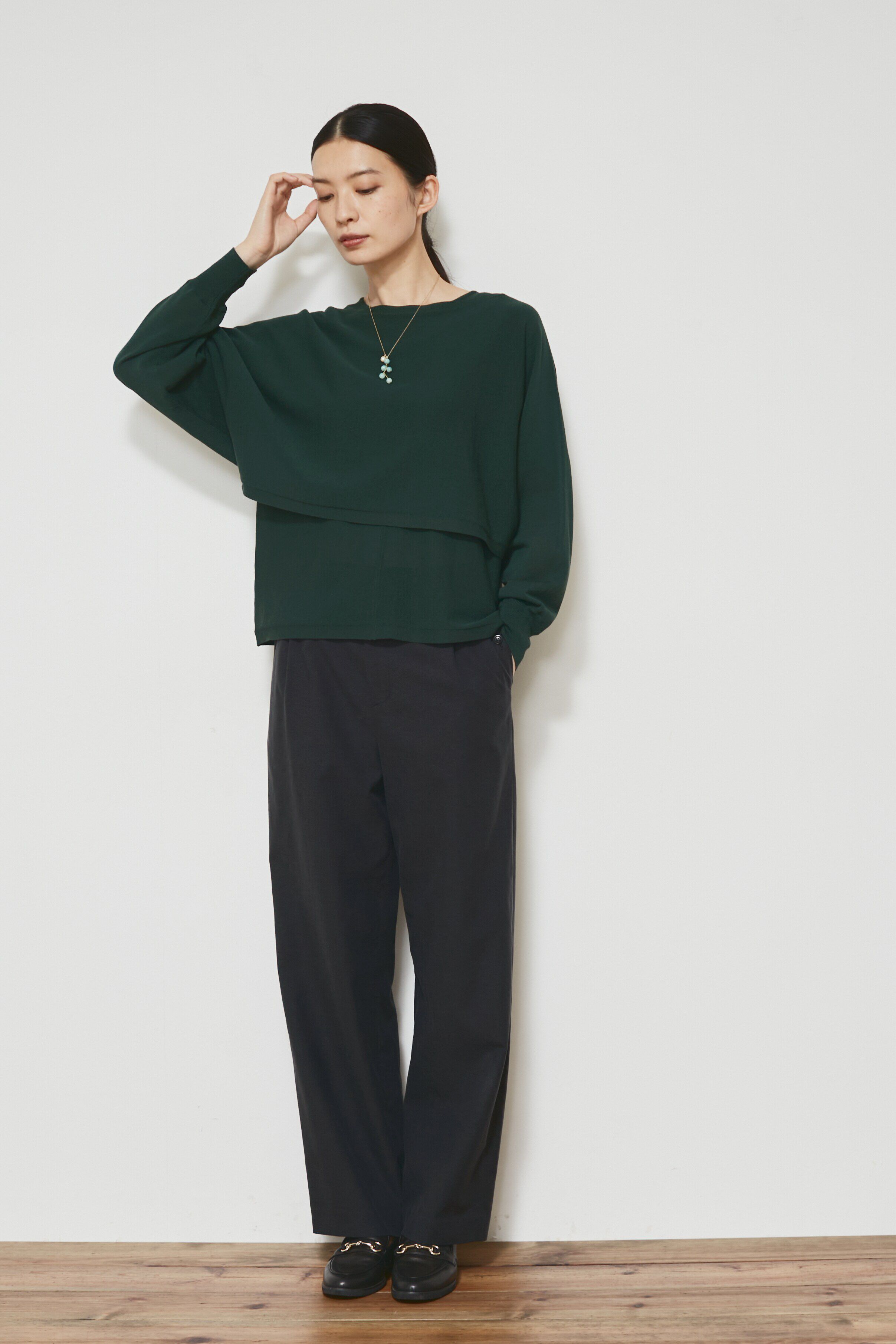  「◆セルロースコットンセミワイドパンツ」|その他|