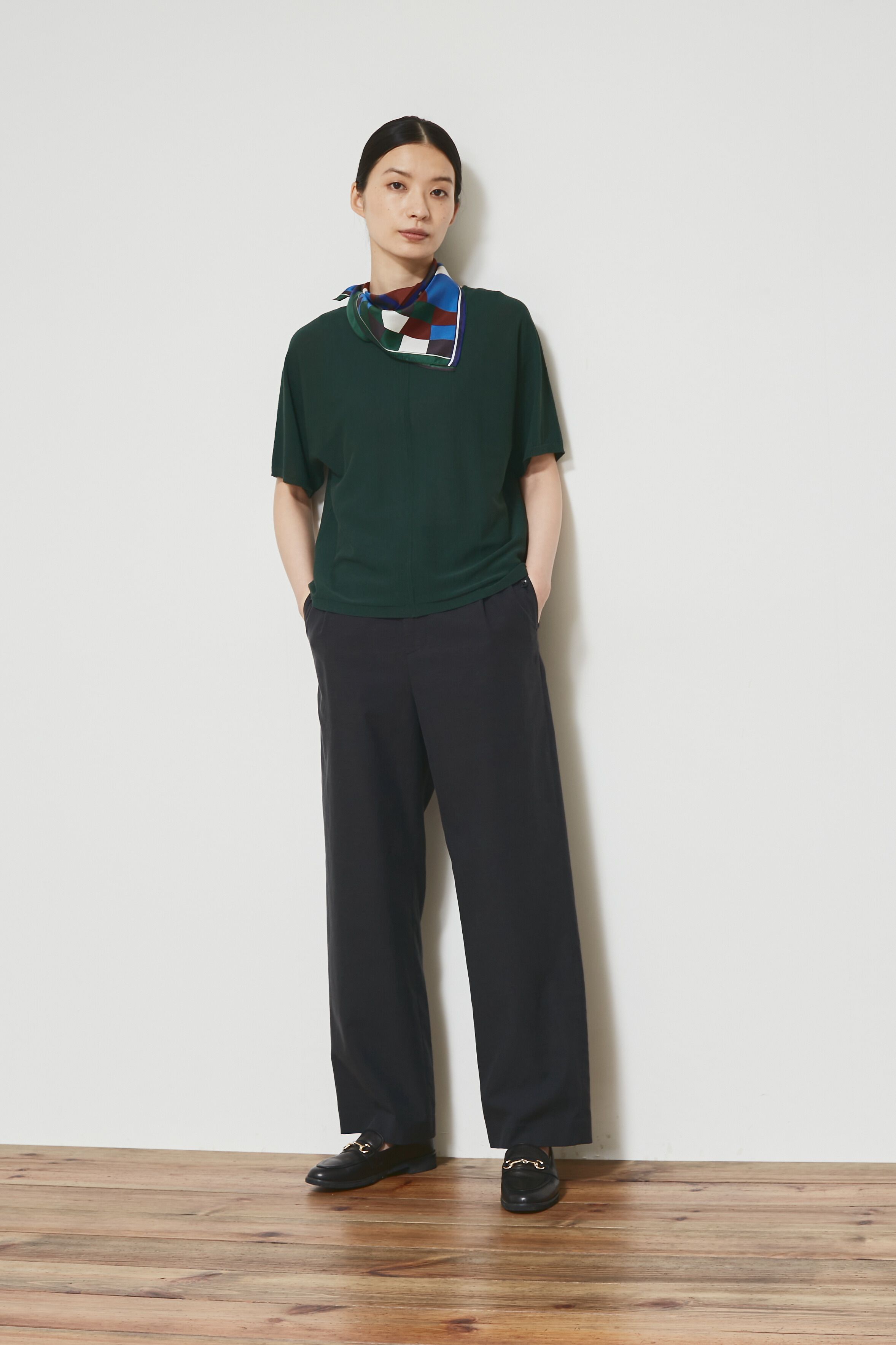  「◆セルロースコットンセミワイドパンツ」|その他|