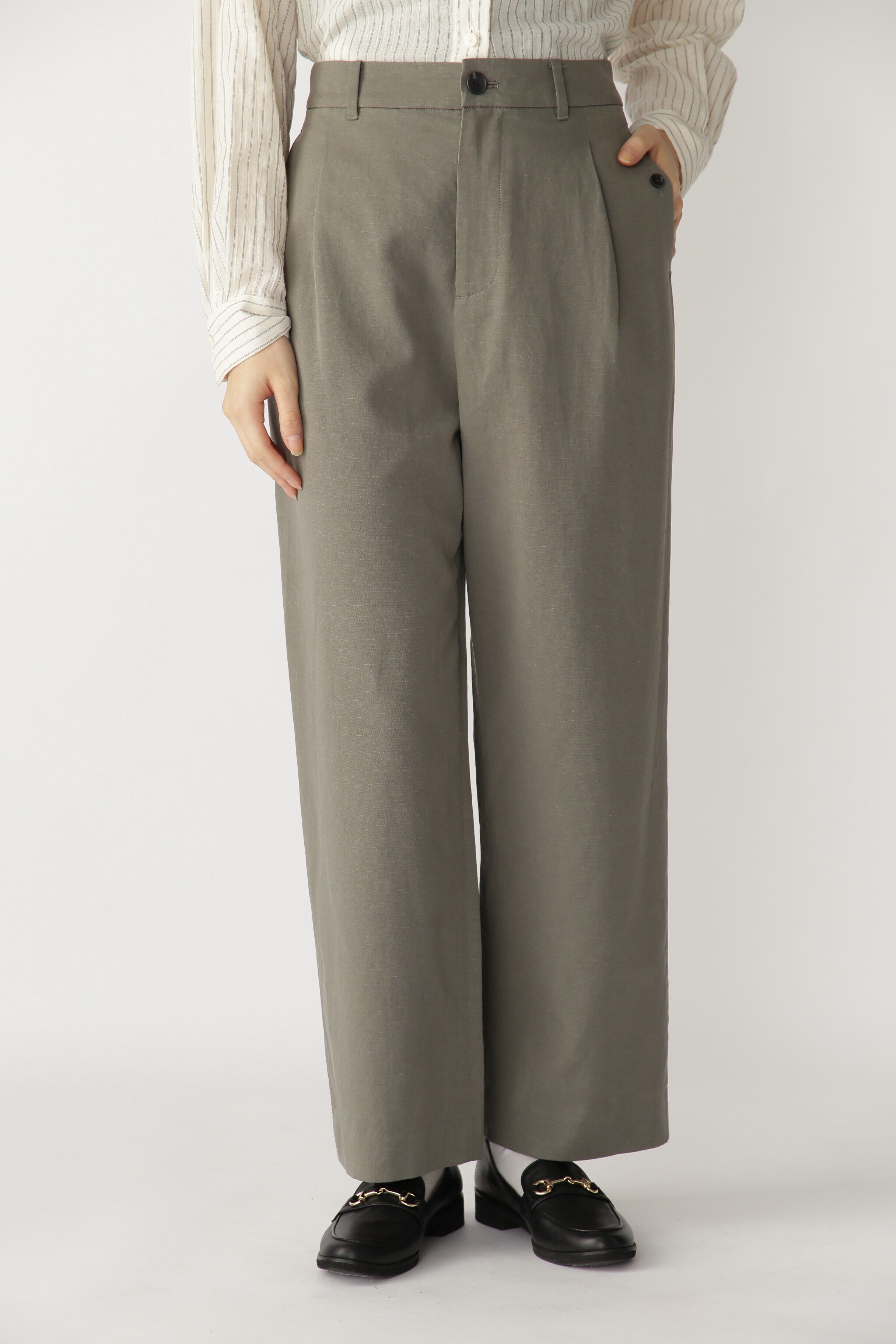  「◆セルロースコットンセミワイドパンツ」|その他|