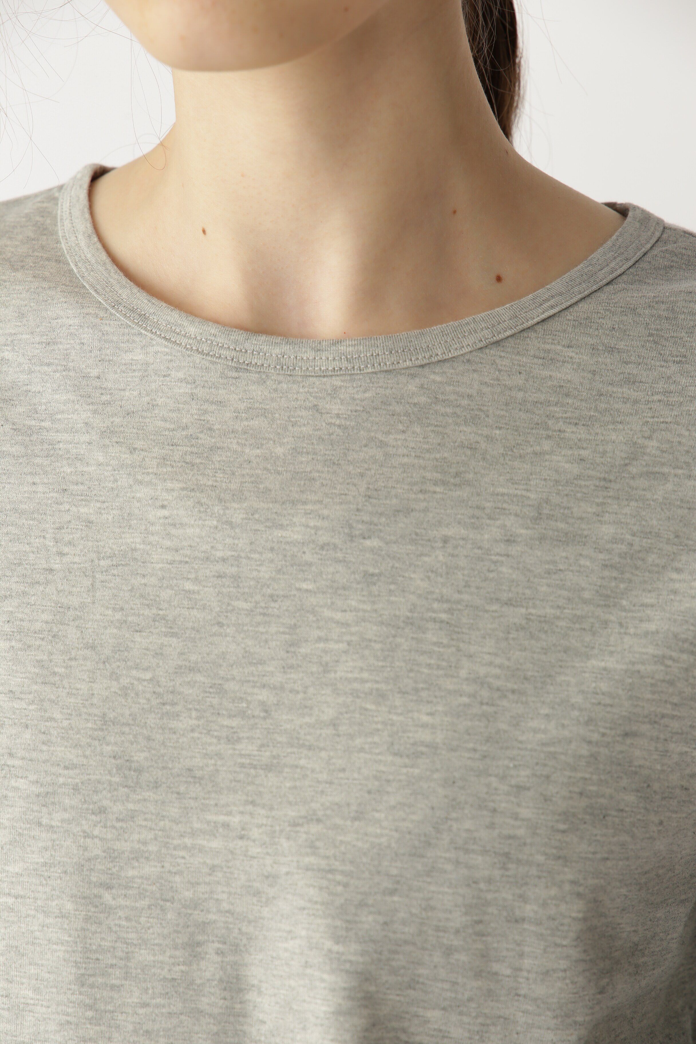  「オーガニック綿天竺長袖Ｔシャツ」|Tシャツ・カットソー|