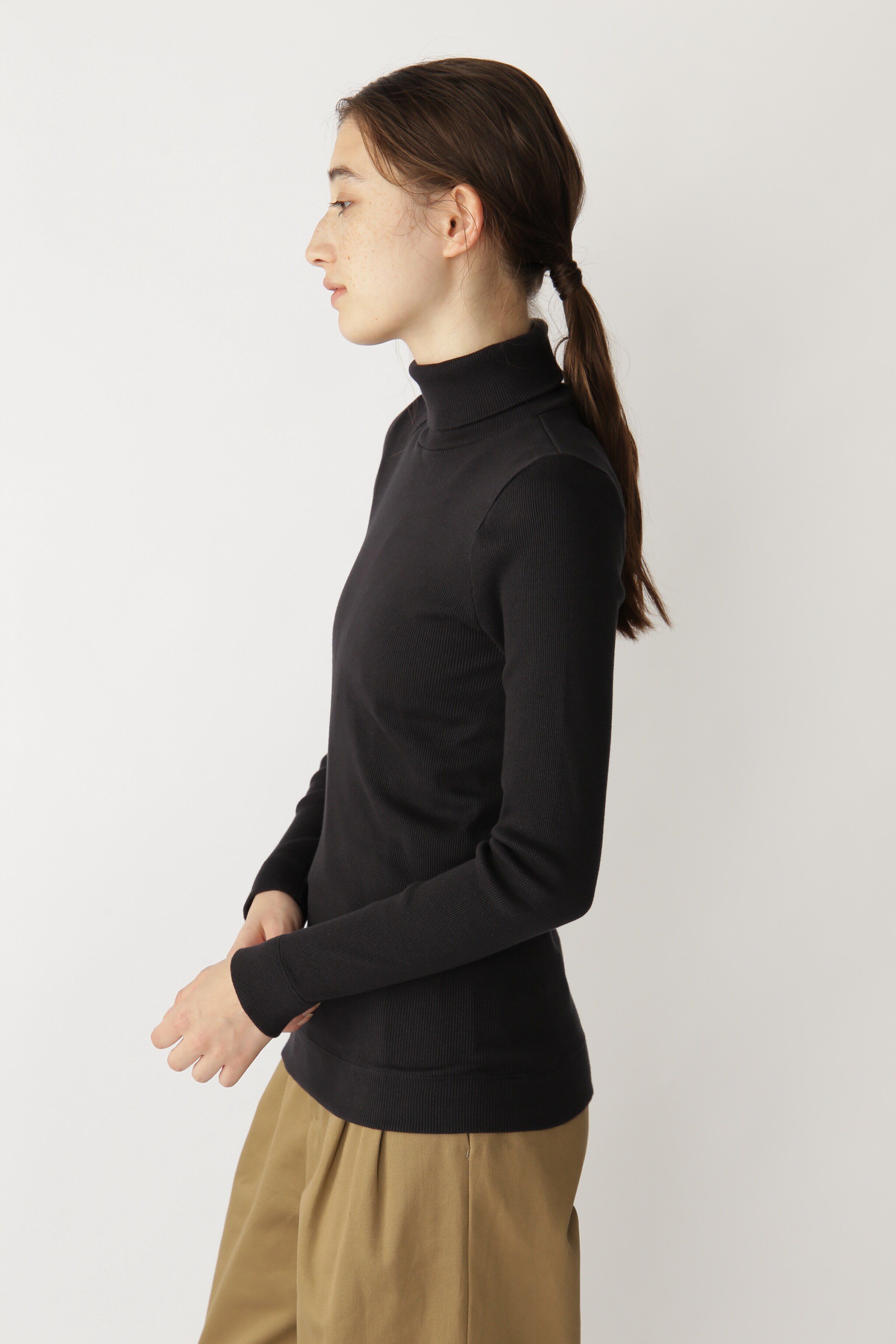  「オーガニック丸胴タートルカットソー」|Tシャツ・カットソー|