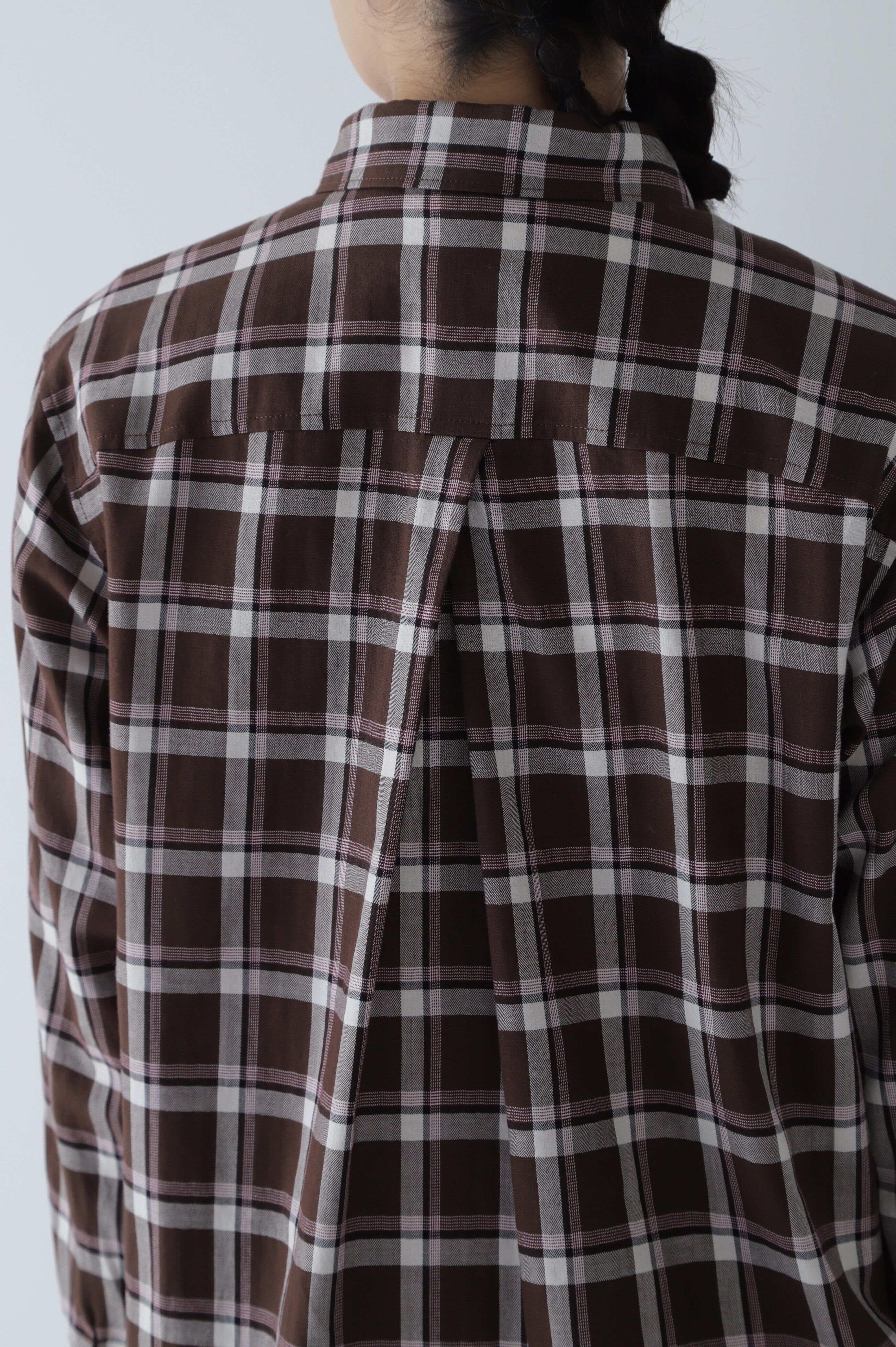  「◆ヘリンボーンチェックシャツ」|シャツ・ブラウス|