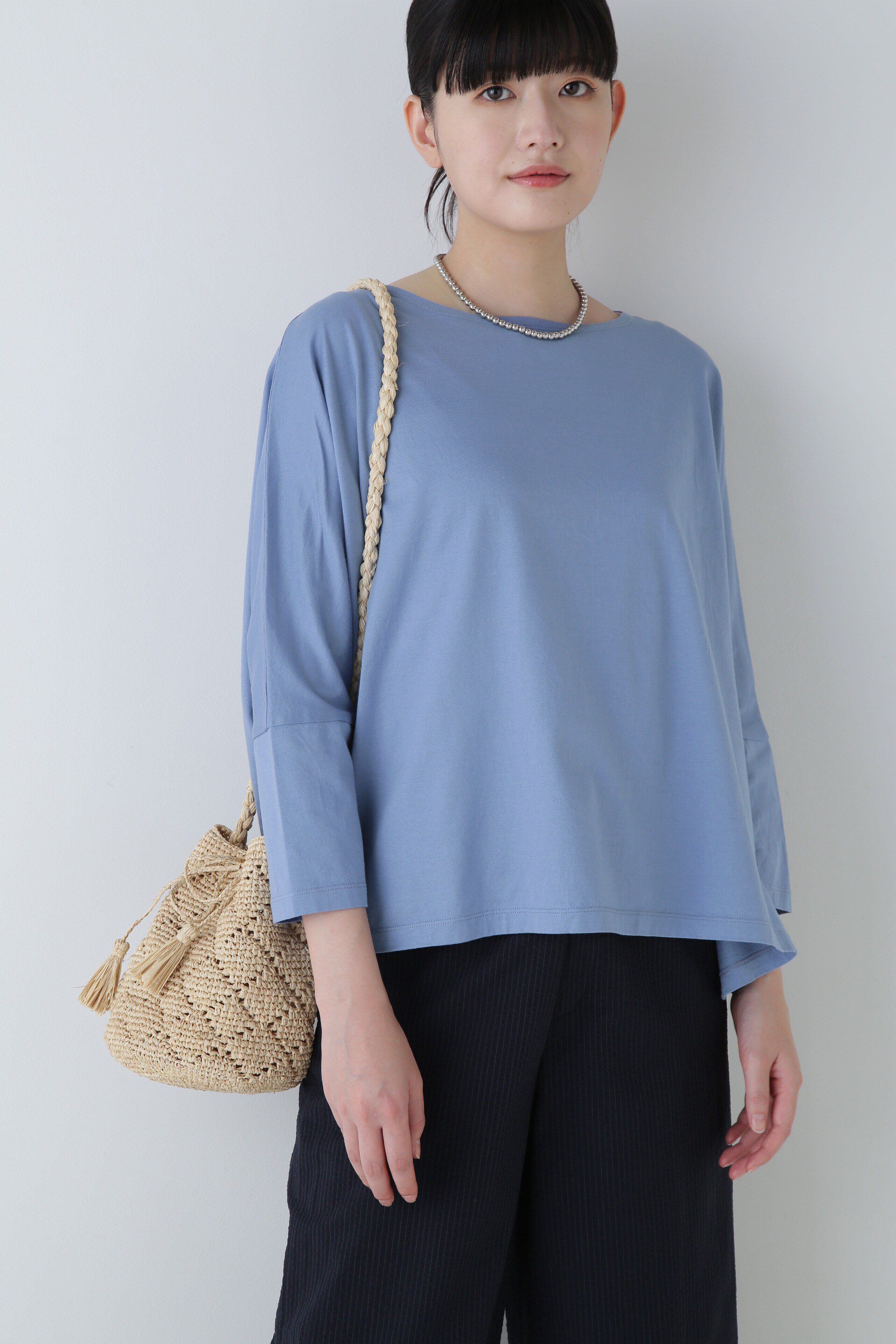  「◆ドルマンスリーブカットソー」|Tシャツ・カットソー|ブルー