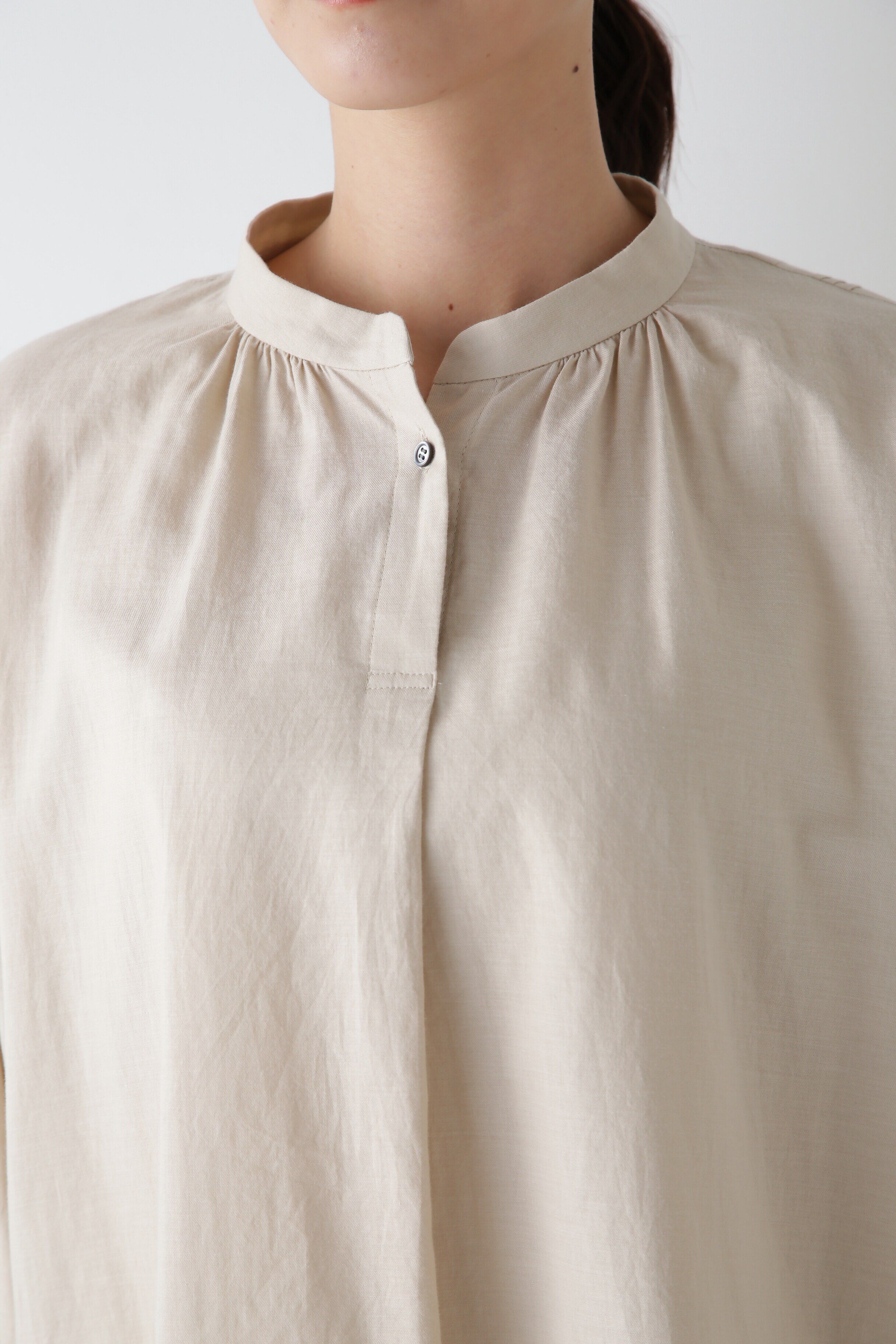  「◆綿シルクローンビエラタンブラーブラウス」|シャツ・ブラウス|