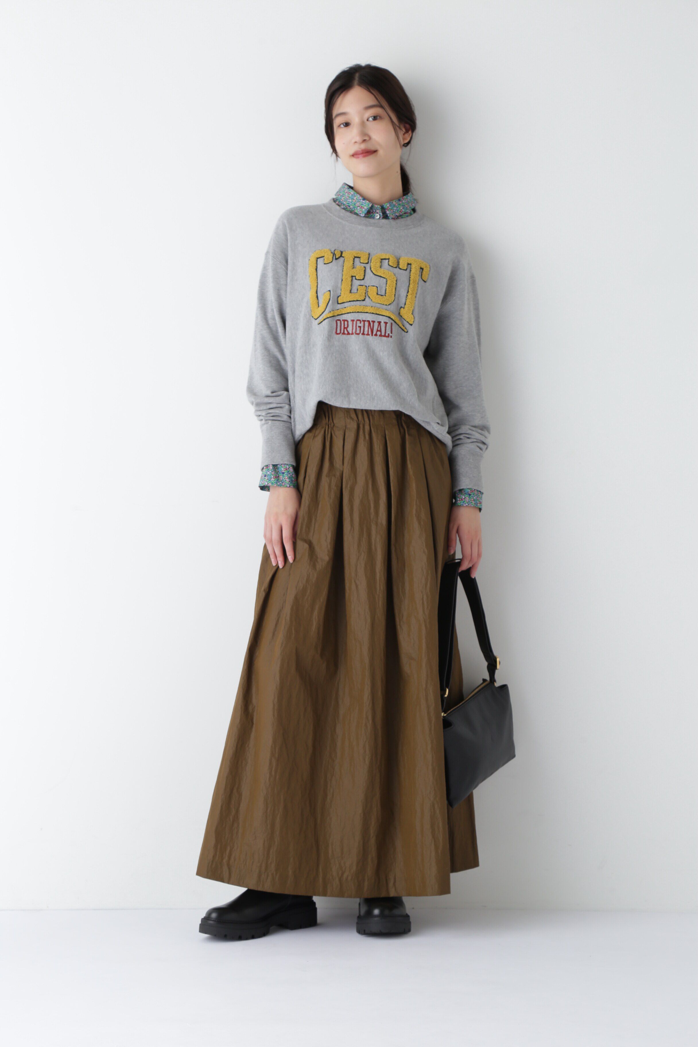  「◆ミニ裏毛C&rsquo;ESTロゴトレーナー」|Tシャツ・カットソー|