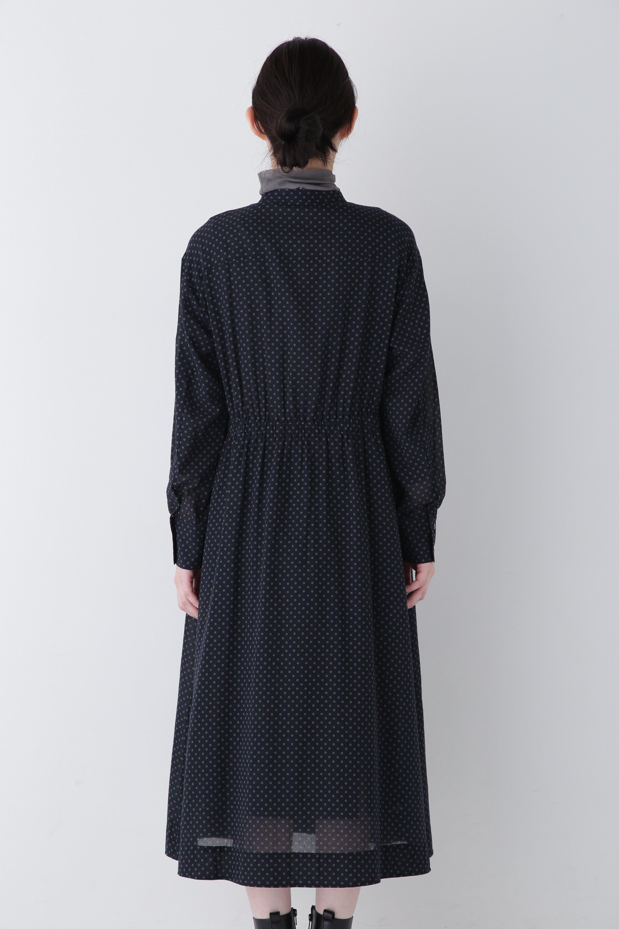  「◆ドットＰＴ綿シルクジョーゼットワンピース」|ワンピース|