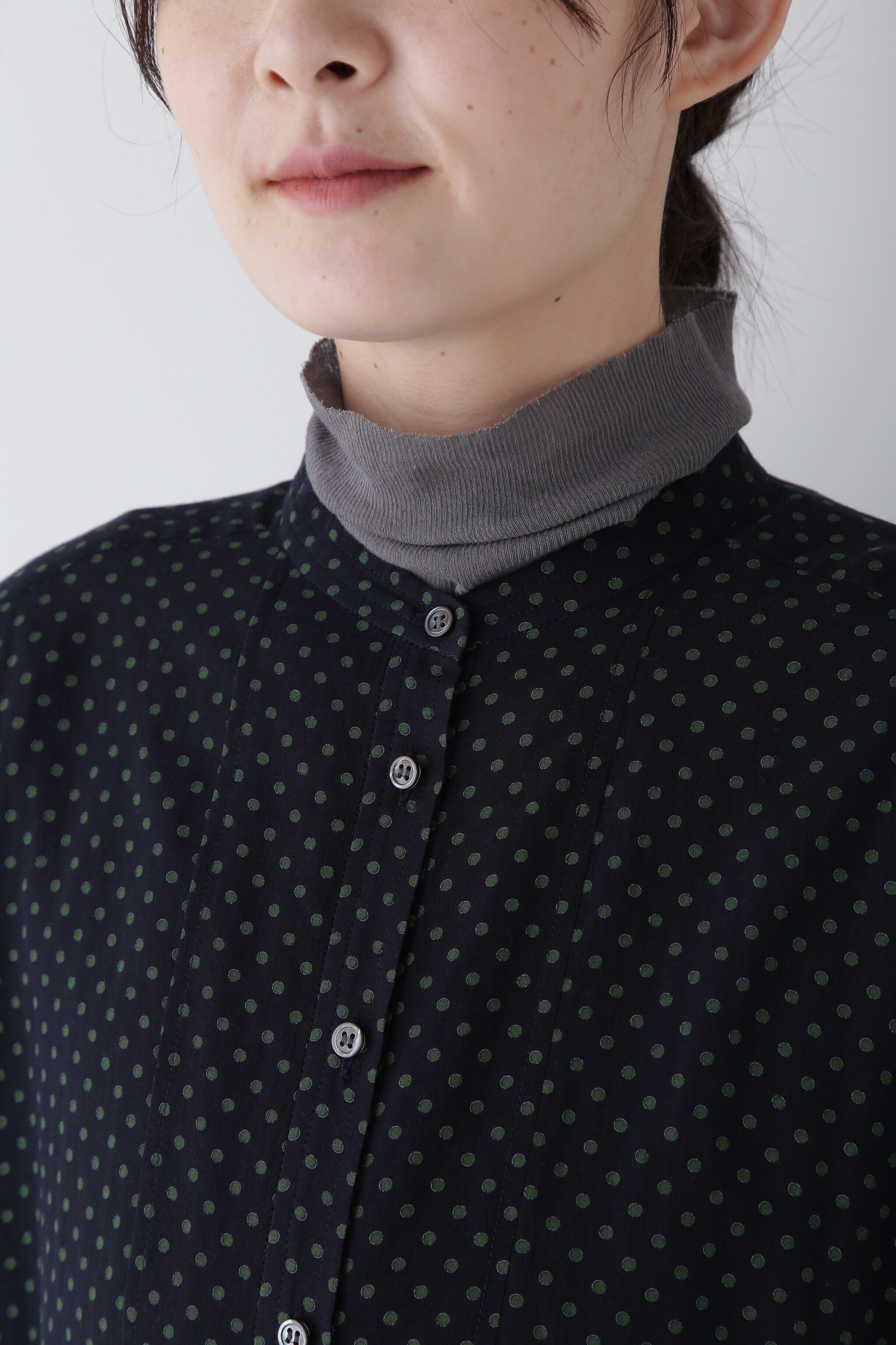  「◆ドットＰＴ綿シルクジョーゼットワンピース」|ワンピース|