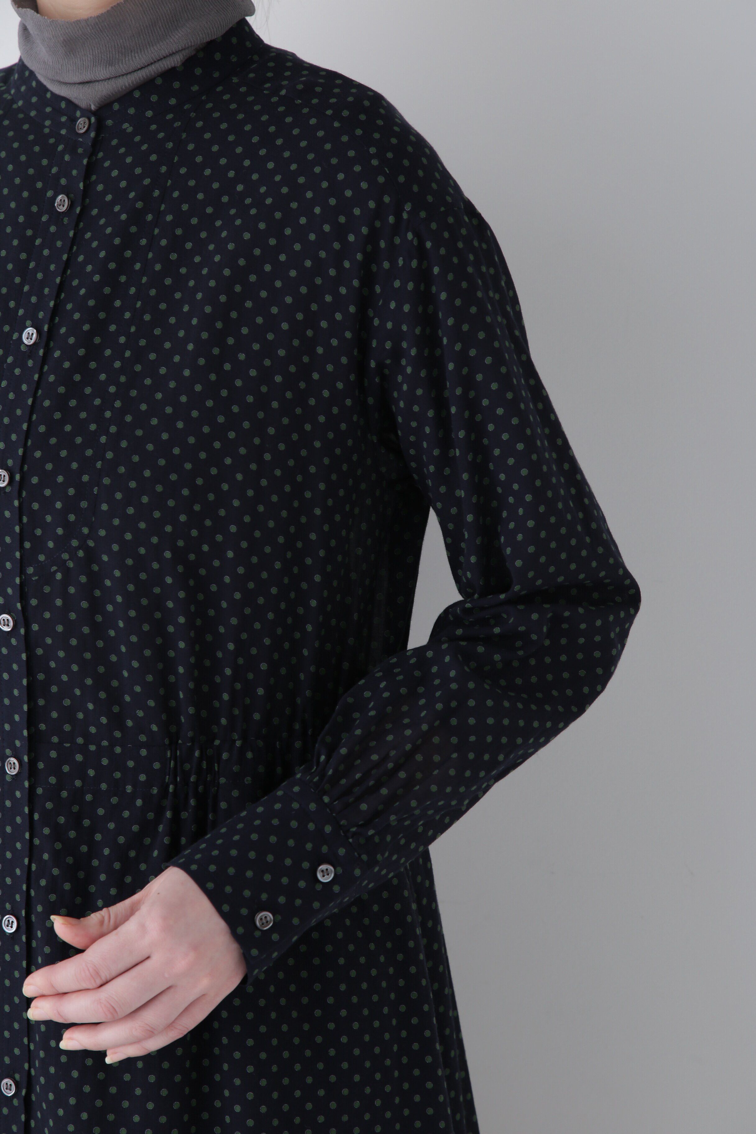  「◆ドットＰＴ綿シルクジョーゼットワンピース」|ワンピース|