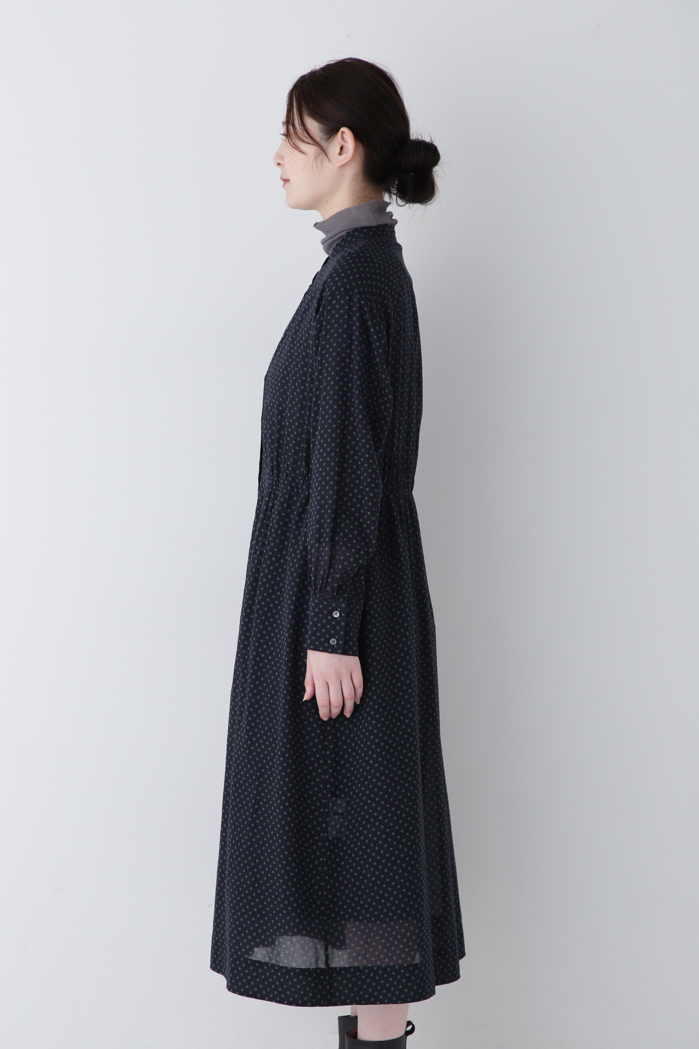  「◆ドットＰＴ綿シルクジョーゼットワンピース」|ワンピース|