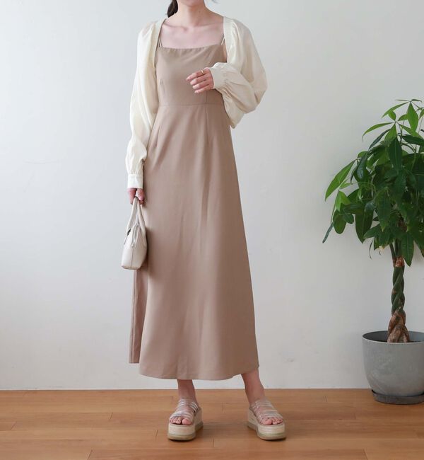 archives「ギャザーボレロ&times;キャミワンピースＳＥＴ」|ワンピース|