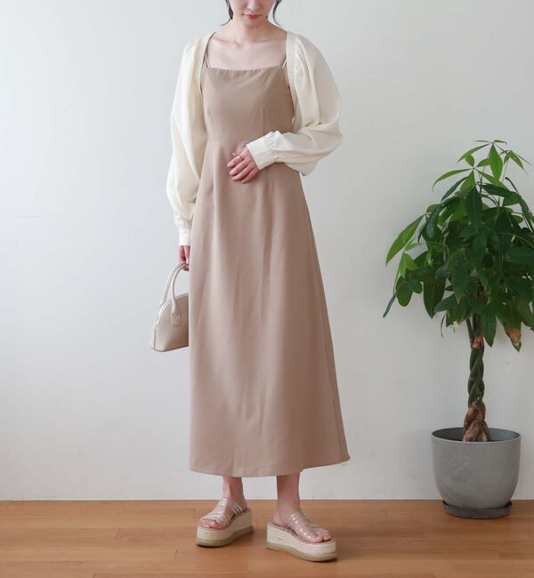 archives「ギャザーボレロ&times;キャミワンピースＳＥＴ」|ワンピース|