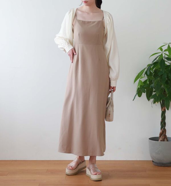 archives「ギャザーボレロ&times;キャミワンピースＳＥＴ」|ワンピース|