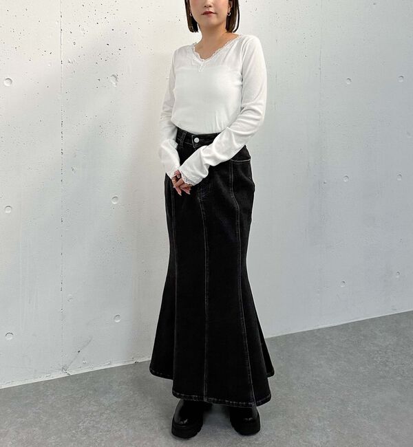 archives「レーストリミングテレコＴＯＰＳ」|Tシャツ・カットソー|