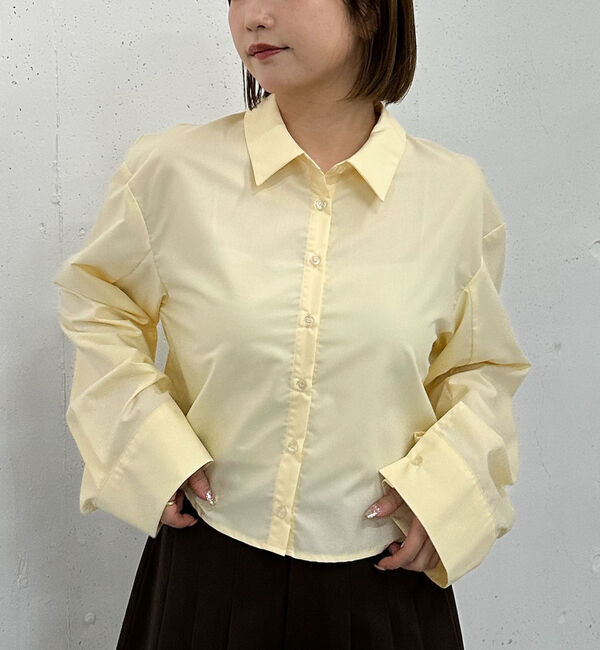 archives「２ｗａｙスリーブショートシャツ」|シャツ・ブラウス|YELLOW