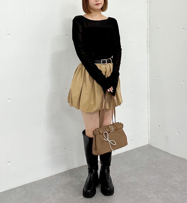 archives「ラインストーンメッシュベロアＴＯＰＳ」|Tシャツ・カットソー|