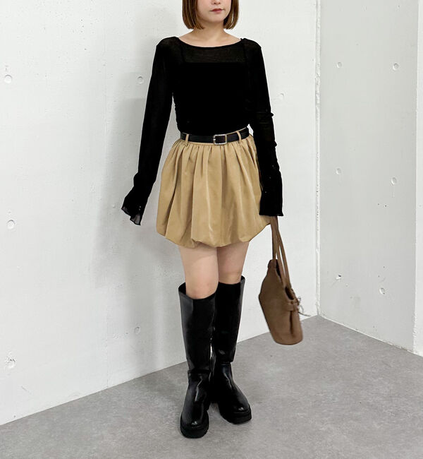 archives「ラインストーンメッシュベロアＴＯＰＳ」|Tシャツ・カットソー|