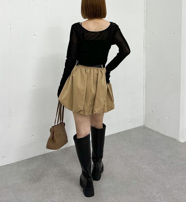 archives「ラインストーンメッシュベロアＴＯＰＳ」|Tシャツ・カットソー|