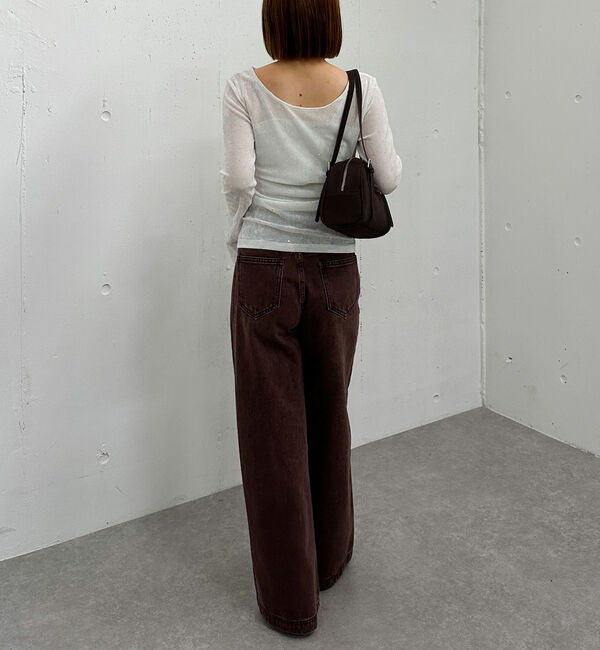 archives「ラインストーンメッシュベロアＴＯＰＳ」|Tシャツ・カットソー|