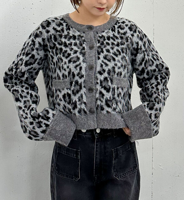archives「レオパードＪＱニットカーディガン」|カーディガン|