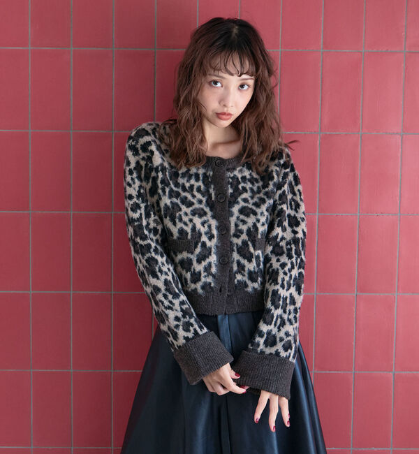 archives「レオパードＪＱニットカーディガン」|カーディガン|