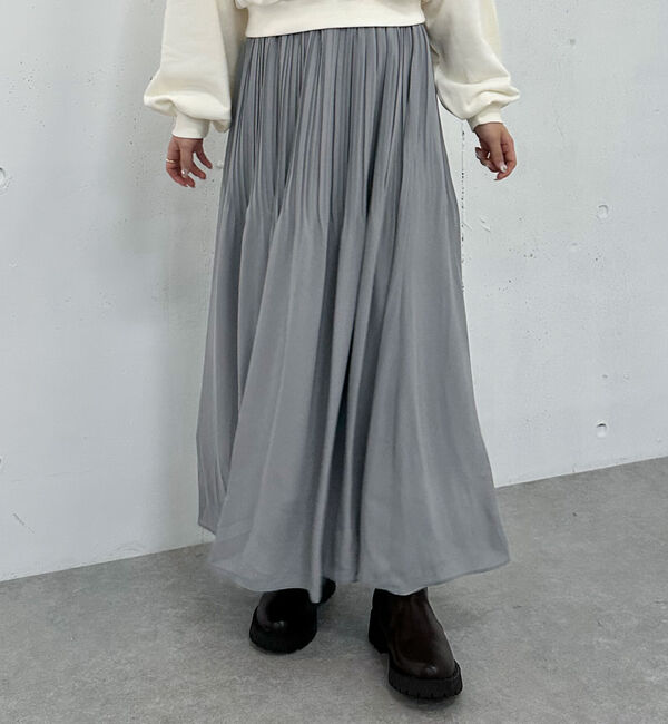 archives「ランダムプリーツフレアスカート」|スカート|