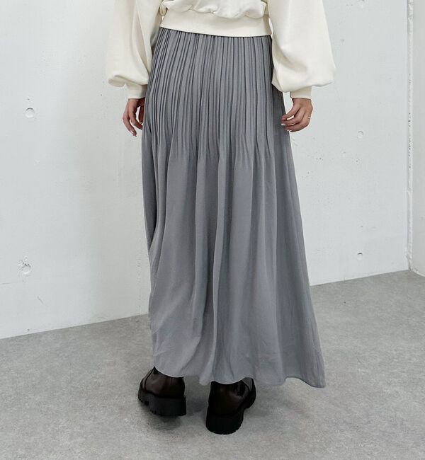 archives「ランダムプリーツフレアスカート」|スカート|