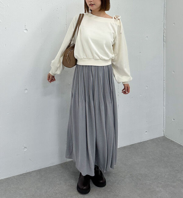 archives「ランダムプリーツフレアスカート」|スカート|