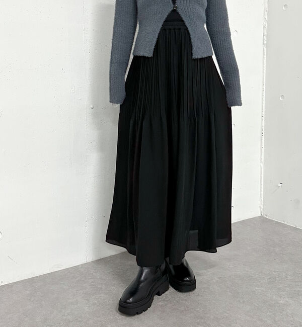 archives「ランダムプリーツフレアスカート」|スカート|