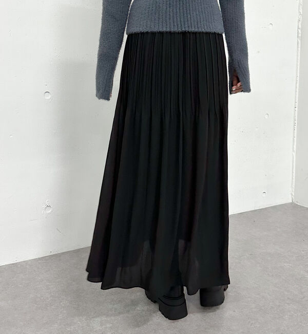 archives「ランダムプリーツフレアスカート」|スカート|
