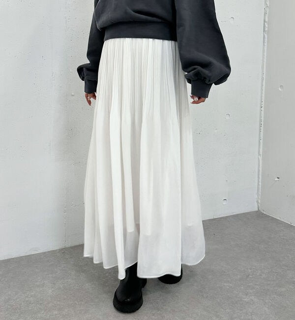 archives「ランダムプリーツフレアスカート」|スカート|