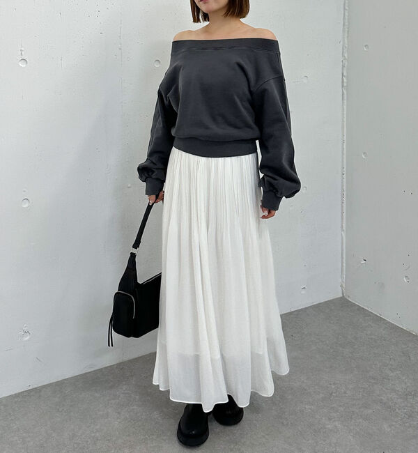 archives「ランダムプリーツフレアスカート」|スカート|