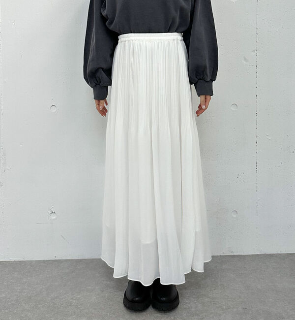 archives「ランダムプリーツフレアスカート」|スカート|