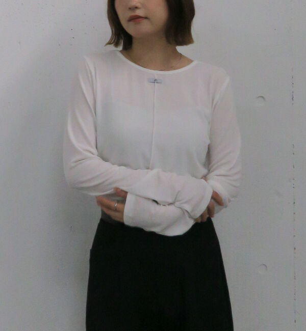 archives「シアー天竺クルーネック　ＴＯＰＳ」|Tシャツ・カットソー|