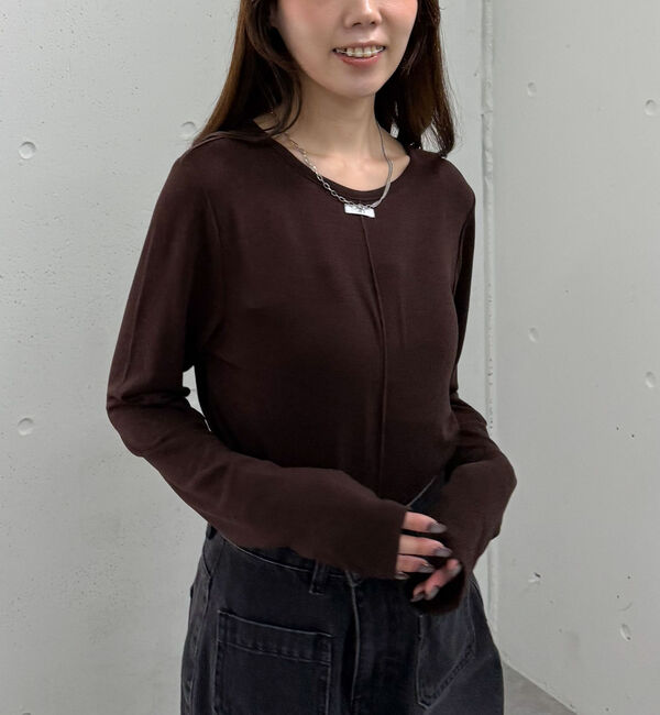 archives「シアー天竺クルーネック　ＴＯＰＳ」|Tシャツ・カットソー|