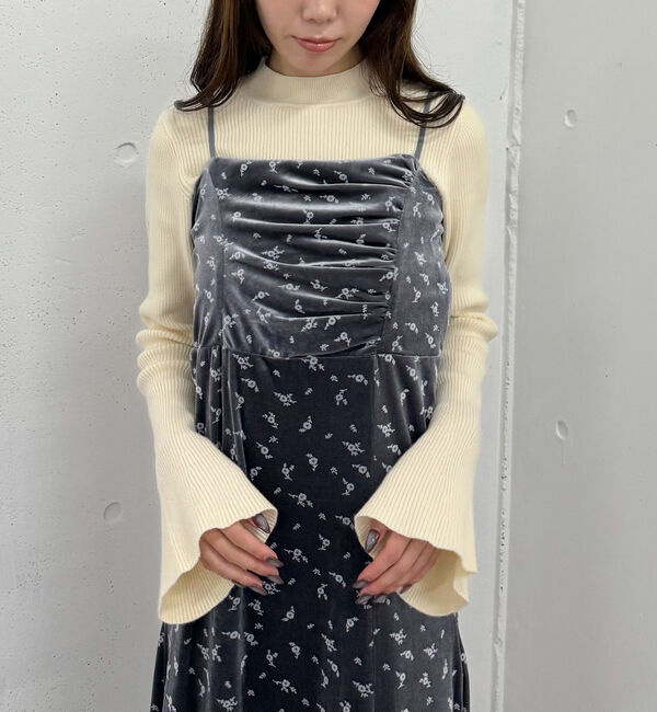 archives「フレアスリーブリブニットプルオーバー」|ニット・セーター|