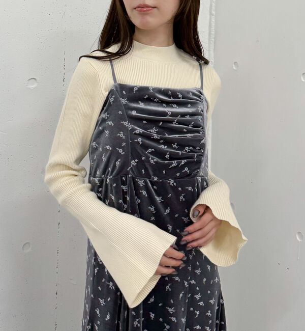 archives「フレアスリーブリブニットプルオーバー」|ニット・セーター|